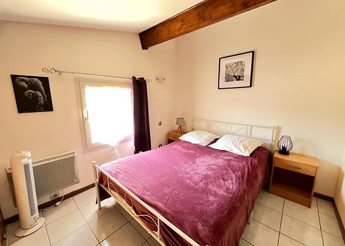Belle D'angle, 6 Couchages, Cuisine Climatisee, 3 Terrasse Ombragee Parking Dans Securisee Avec Piscine Commune, 400 M De La Mer, Lrond24 Portiragnes